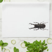 Stag Beetle Geschirrtuch (Gefaltet)