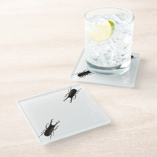 Stag Beetle Glasuntersetzer
