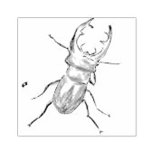 Stag Beetle Gummistempel (Prägung)