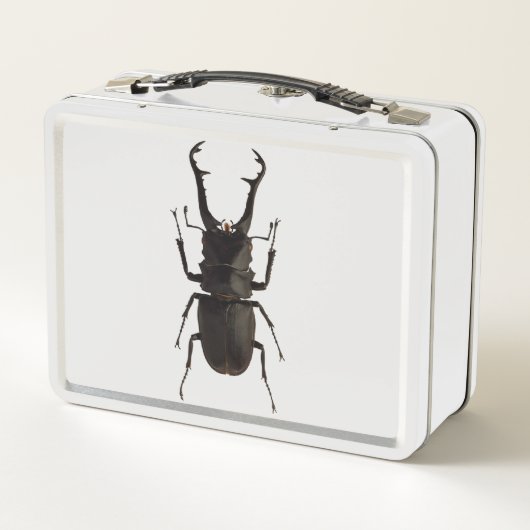 Stag Beetle Metall Brotdose (Rückseite)