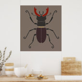 Stag Beetle Poster (Küche)