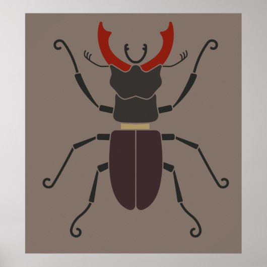 Stag Beetle Poster (Vorne)
