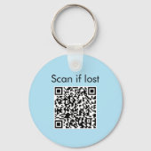 Stag Beetle QR Code Insektenkunst Entomologie Schlüsselanhänger (Rückseite)