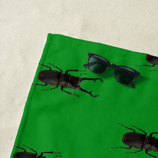 Stag Beetle Strandtuch (Beispiel)