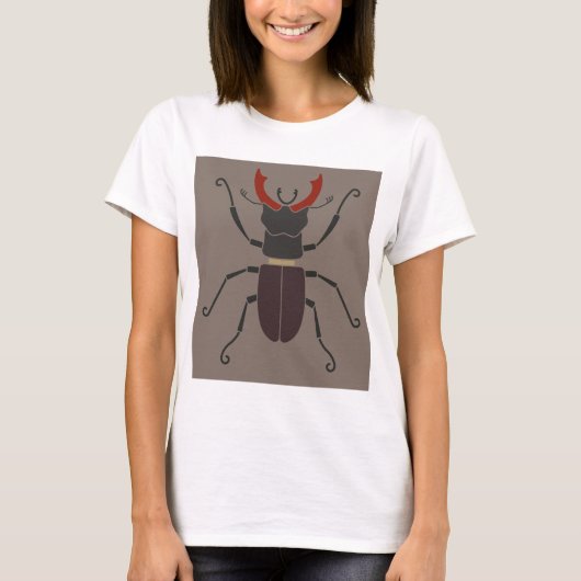 Stag Beetle T-Shirt (Vorderseite)