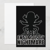 Stag Beetles Beetle Bugs Entomology Geek Einladung (Vorne/Hinten)