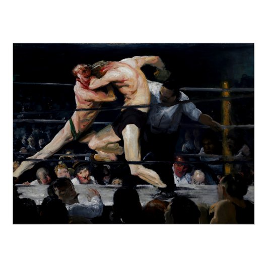 Stag bei Sharkey's 1909 Poster (Vorderseite)