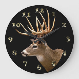 Stag Buck Deer Große Wanduhr