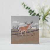 Stag Card (Stehend Vorderseite)