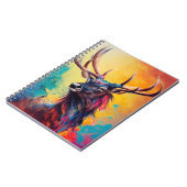 Stag Deer Animal Discovery Adventure Nature Planet Notizblock (Linke Seite)