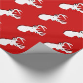 Stag Deer Head Fun Trendy Wrapping Paper Geschenkpapier (Ecke)