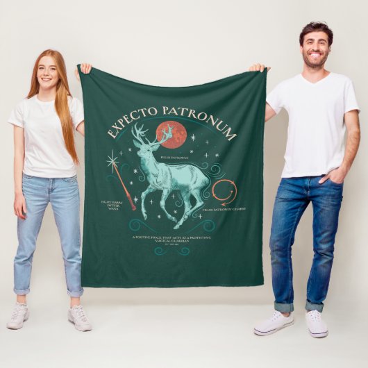Stag Expecto Patronum Graphic Fleecedecke (Beispiel)