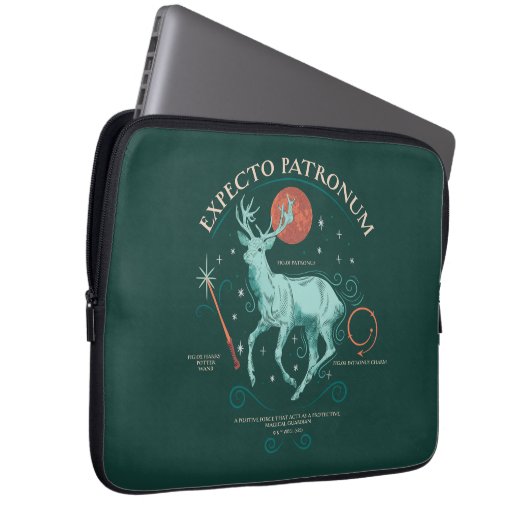 Stag Expecto Patronum Graphic Laptopschutzhülle (Vorne Rechts)