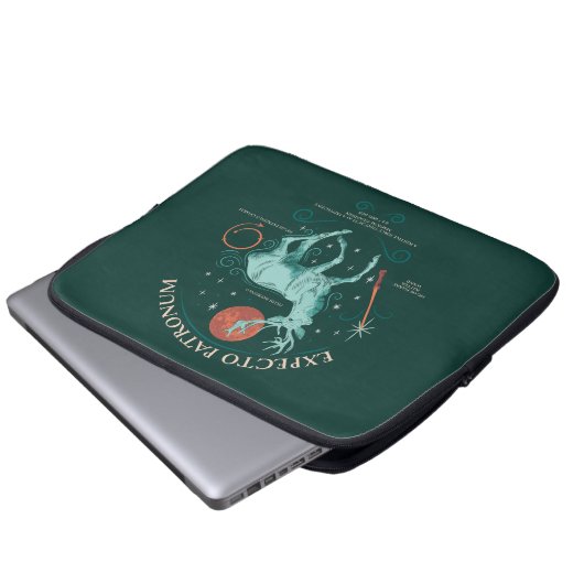 Stag Expecto Patronum Graphic Laptopschutzhülle (Vorne Knopf)