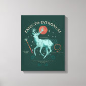 Stag Expecto Patronum Graphic Leinwanddruck (Vorderseite)