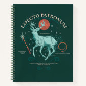 Stag Expecto Patronum Graphic Notizblock (Vorderseite)