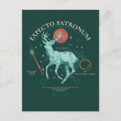 Stag Expecto Patronum Graphic Postkarte (Vorderseite)