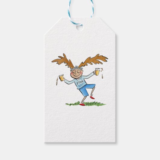 Stag Geschenkanhänger (Vorderseite)