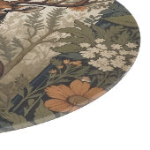 Stag im Wald William Morris Inspiriert Schneidebrett (Ecke)