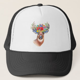 Stag in Farben Truckerkappe