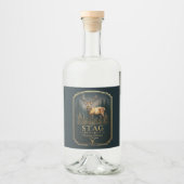 STAG – JAGDKOLLEKTION  ALKOHOLFLASCHENETIKETT (Vorderseite)