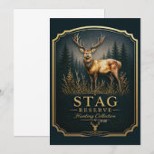 STAG – JAGDKOLLEKTION  EINLADUNG (Vorne/Hinten)