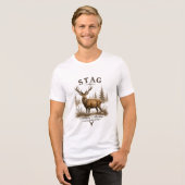 STAG – JAGDKOLLEKTION Tri-Blend SHIRT (Vorderseite voll)