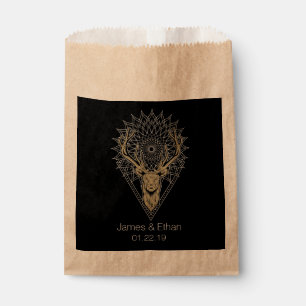 Stag Mandala Wedding Geschenktütchen