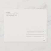 Stag Marsala Foliage Wreath Foto Frohe Weihnachten (Rückseite)