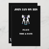 STAG-Party Einladung (Vorne/Hinten)