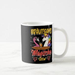Stag Party Groom Bride Bachelor Unicorn Kaffeetasse