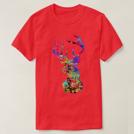 Stag Portrait 1 T-Shirt (Design vorne)