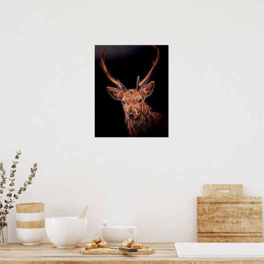 Stag Poster (Küche)