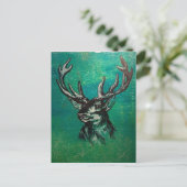 Stag Postkarte (Stehend Vorderseite)