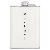 Stag Reindeer Rustic Flachmann (Rückseite)