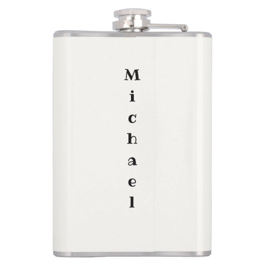 Stag Reindeer Rustic Flachmann (Rückseite)