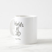 Stag Roaring - Weltnummer 1 Vater Kaffeetasse (Vorderseite Links)