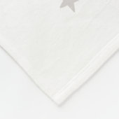 Stag scandi Baby 1 Jahr Meilenstein Fleecedecke (Ecke)