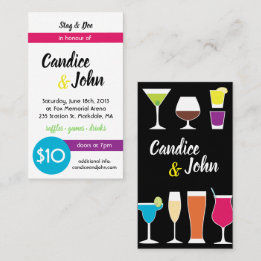 Stag und Doe Jack und Jill Tickets Bar Drinks