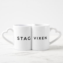 Stag & Vixen Tasse Set