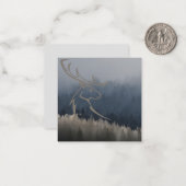 Stag - Waldgeist Mitteilungskarte (Vorderseite/Rückseite Beispiel)