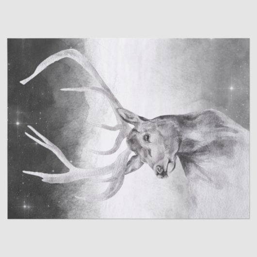 Stag Watercolor Seidenpapier (Vorderseite)