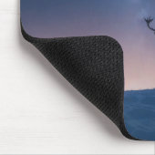 Stag Wild Majestic Animal in der Sternengalaxie Mousepad (Ecke)