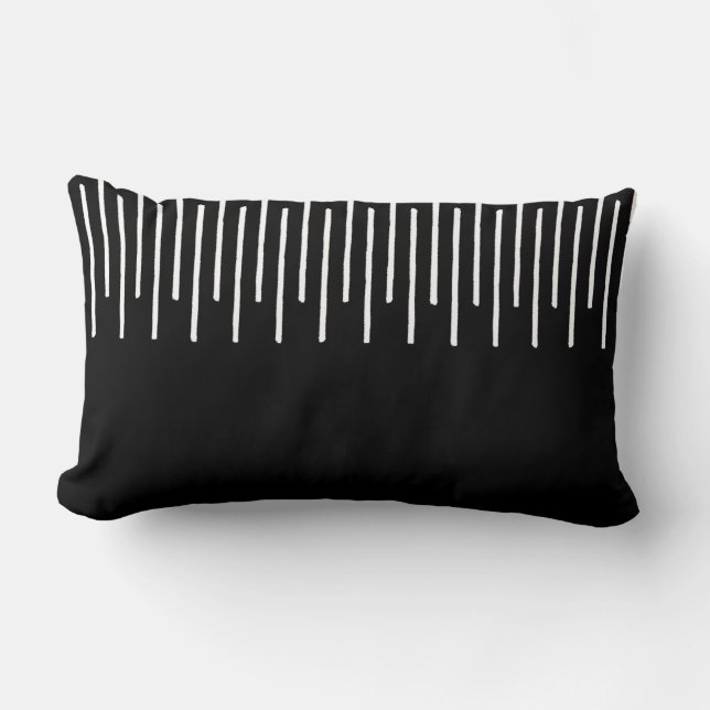 Stagased Lines Tribal Lumbar Pillow Lendenkissen (Vorderseite)