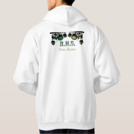 Stage lights design - white hoodie