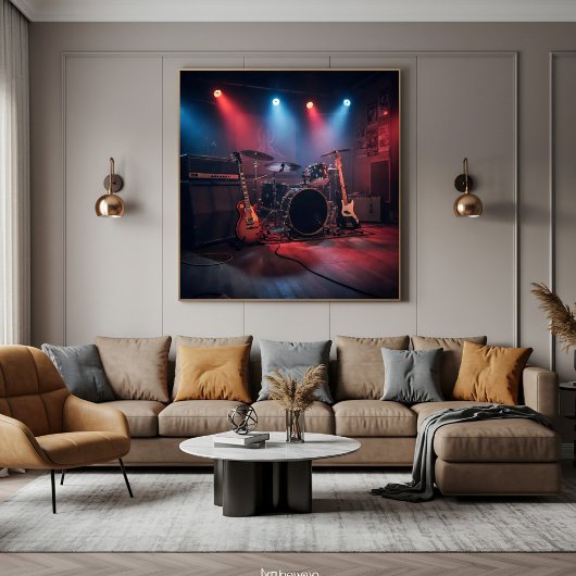 Stage of Vibrations Leinwanddruck