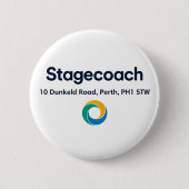 Stagecoach Abzeichen Button (Vorderseite)