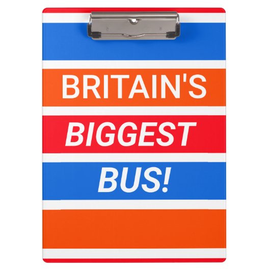 Stagecoach Clipboard Klemmbrett (Vorderseite)