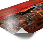 STAGECOACH COWBOYS FOTODRUCK (Ecke)