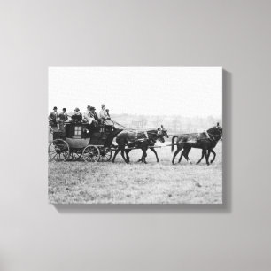 Stagecoach-Cross Country-Rennen-Fotografie Leinwanddruck